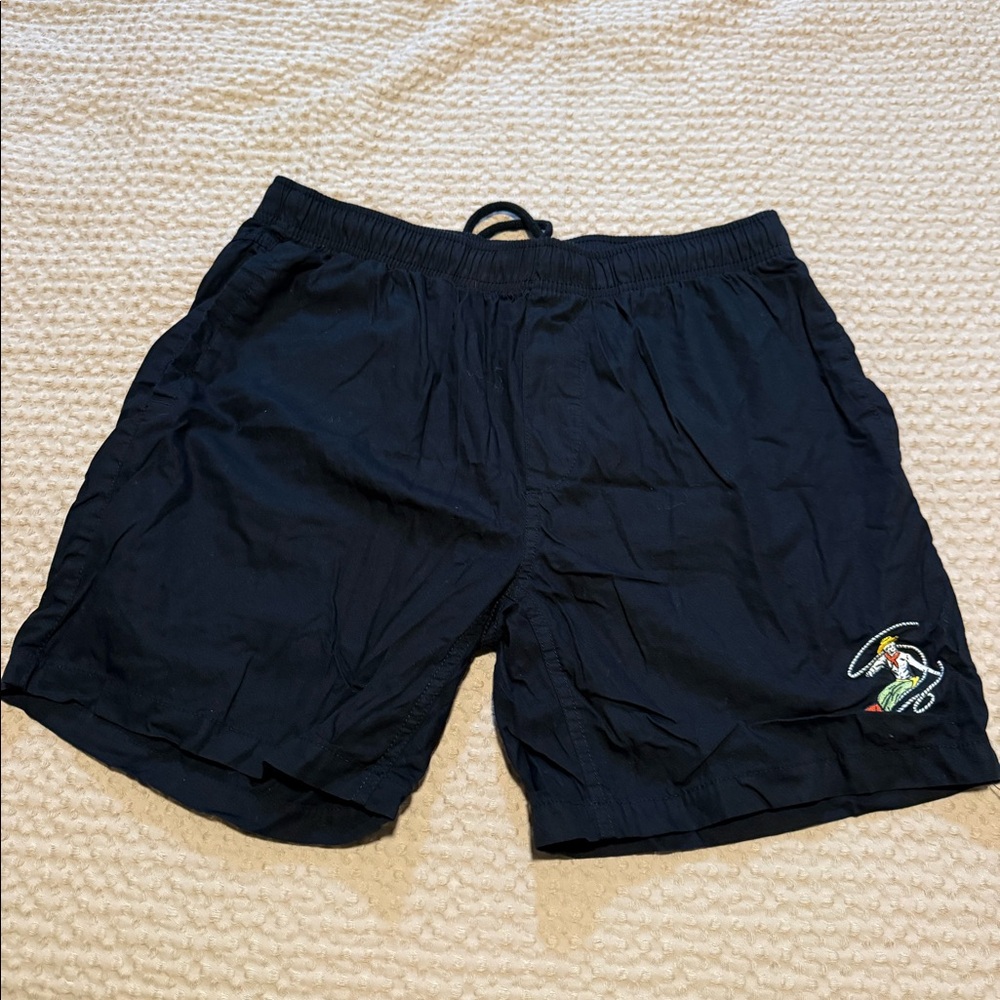 Men’s urban outfitters black shorts 32” surf style